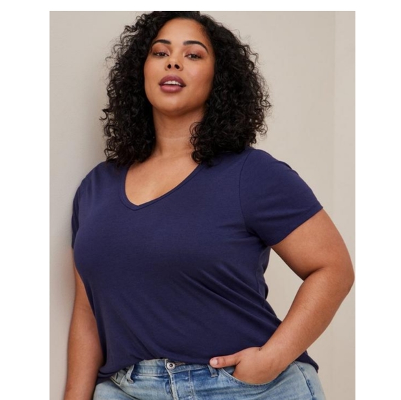 Torrid size 5 Navy - Picture 1 of 2